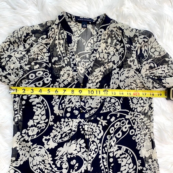 Banana Republic 2 Layer Cami Pattern Blouse - Picture 9 of 12